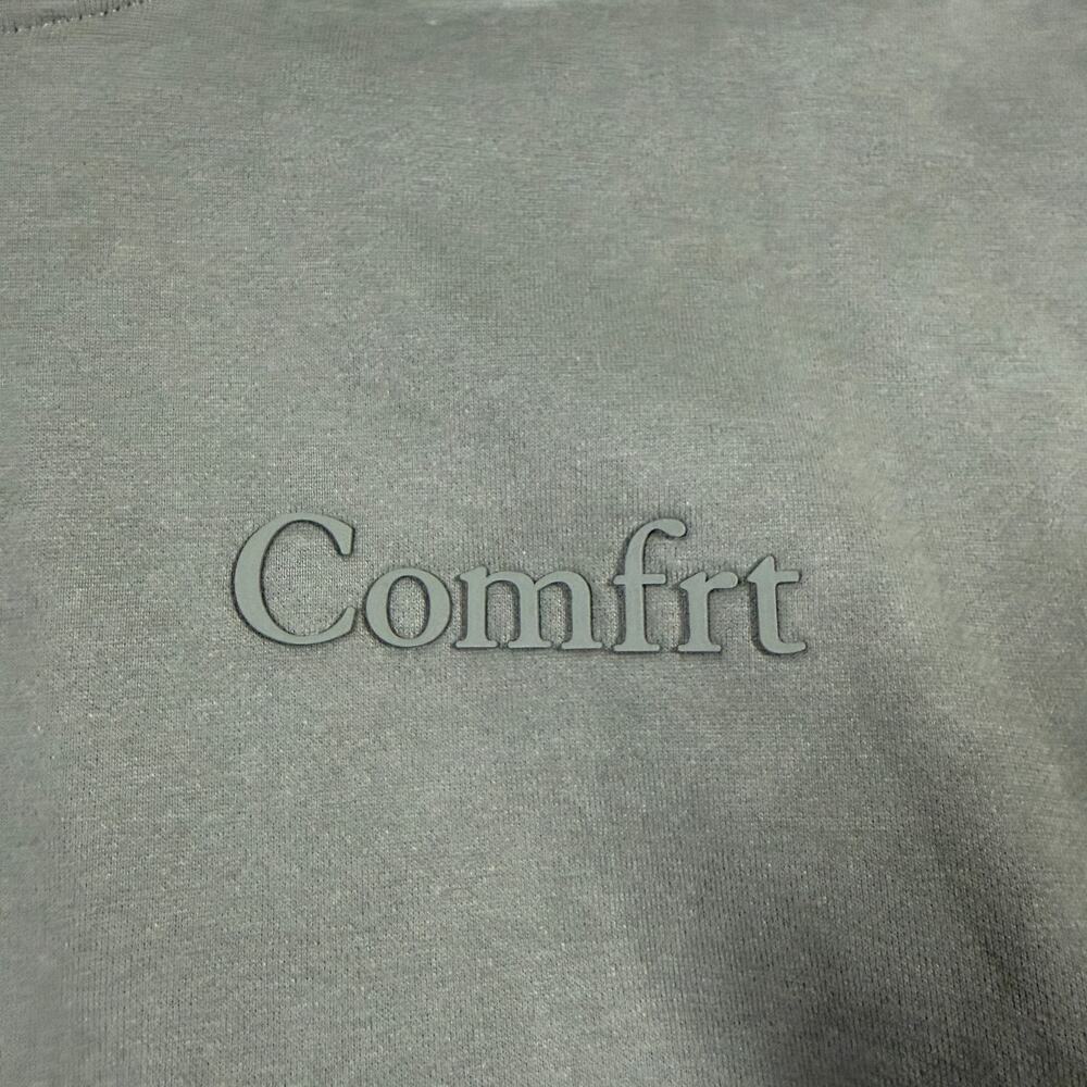 Comfrt Hoodie Adult Unisex Medium Green Pullover Oversized Soft - Picture 5 of 11